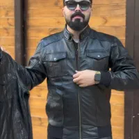 کاپشن چرم اصل