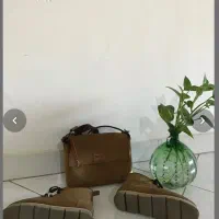 چرم طبیعی قهوه ای(پوتین)|کیف، کفش، کمربند|رشت, فلسطین|دیوار