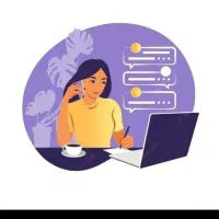فروشنده خانم کارشناس فروش منشی حسابدار