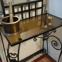 هاون وتبر برنزی وهاون بزرگ وسنگین|کلکسیون اشیاء عتیقه|اندیشه, اندیشه فاز ۴|دیوار