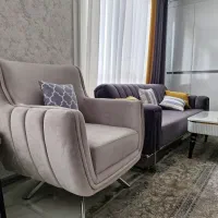 مبل راحتی ۸ نفره با میز غذاخوری ۶ نفره