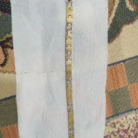 دستبند طلایی رنگ ثابت شیک