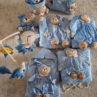 ست سیسمونی لوازم خواب سطل و جادستمالی