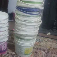 سطل رنگ .خالی