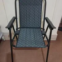 میز گرد MDF پایه فلزی و صندلی تاشو درجه ۱ نو نو