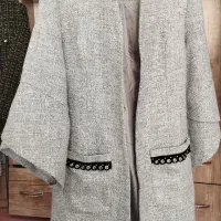 کت پشمی طوسی