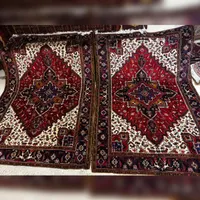 جفت ۶ متری دست بافت اصل هریس تبریز قرمز رنگ|فرش|تهران, یوسف‌آباد|دیوار