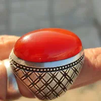 انگشتر نقره ۵۰گرمی رکاب صدوقی یمنی