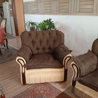 یک دست مبلمان هفت نفره میز شیشه ای|مبلمان خانگی و میز عسلی|تهران, ده‌ونک|دیوار