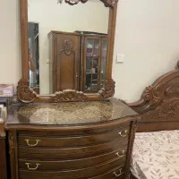 سرویس خواب ۲نفره چوب گردو|تخت و سرویس خواب|تهران, قلهک|دیوار