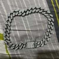 زنجیر فول نگین رنگ ثابت  کارتیر