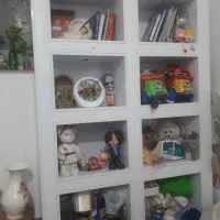 کتابخونه یا قفسه چوبی ام دی اف