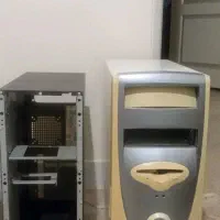 دوعددکیس برد  کامل کامپیوتر  دی وی دی پاور