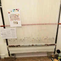 دار قالی نخ و نقشه|تابلو فرش|ورامین, ورامین|دیوار