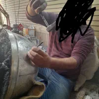سنگاب قلمزنی فقط از قلمزن بخرید زیر قیمت|صنایع دستی و سایر لوازم تزئینی|اصفهان, آبشار|دیوار