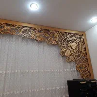 قاب پرده چوبی منبت کاری اندازه ۲۷۰ چوب اصل|پرده، رانر، رومیزی|نظرآباد, نظرآباد|دیوار