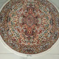 فرش گرد سالم سالم در حد نو