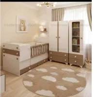 تخت و کمد سیسمونی نوزاد و نوجوان+پرداخت اقساطی+شیک