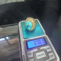 انگشتر وپلاک فیروزه اصل