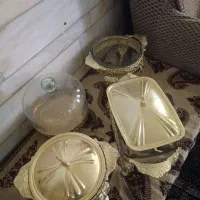 سرویس سوفله خوری به همراه کاپ کیک|ظروف سرو و پذیرایی|سیرجان, |دیوار