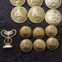 دکمه لباس سربازی زمان پهلوی