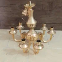 لوستر برنجی ابکاری طلا