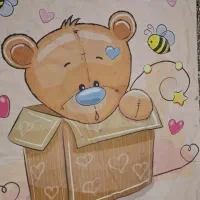 فرش بچگانه 1در 1ونیم اندازش پشتش چرمی|فرش|کرمانشاه, |دیوار