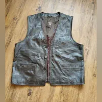 جلیقه چرم طبیعی اورجینال نو استوک|لباس|شیراز, شهرک دارایی|دیوار