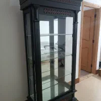 بوفه شیشه ای چهار طبقه|بوفه، ویترین، کنسول|علی‌آباد کتول, |دیوار