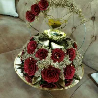 سینی حنا بندان|صنایع دستی و سایر لوازم تزئینی|کرج, شهرک فهمیده|دیوار