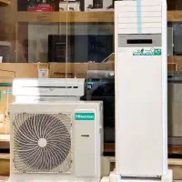 حراج کولرایستاده هایسنس فقط ۸۹ میلیون ۳۶هزار اقساط|کولر گازی و فنکوئل|بوشهر, |دیوار