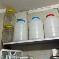 اکواریوم دبه ۲۰لیتری نو نو و فیریزری تک وچندتایی