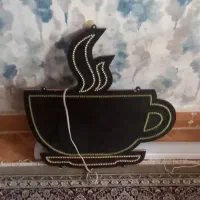 ال ای دی  کافی شاپ  و ابمیوه وفنجان قهوه  فعال