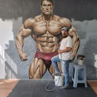 نقاشی ساختمان، پتینه کاری، نقاشی دیواری، سهبعدی