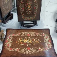 میز عسلی ۴ تایی تاشو چمدانی،چوب MDF پولیشی|مبلمان خانگی و میز عسلی|لاهیجان, انقلاب|دیوار