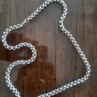 زنجیر نقره دست ساز قدیمی