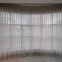 پرده حریر شامپاینی