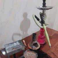 قلیون حاج اغلوی اصل با همه‌ی متعلقات