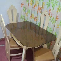 ناهار خوری ۴ نفره|میز و صندلی غذاخوری|رشت, نخودچر|دیوار