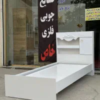 تخت تک دربدار سفید (صنایع چوبی خاص)|تخت و سرویس خواب|تبریز, |دیوار