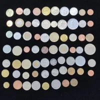 ست 68 سکه خارجی بدون تکرار