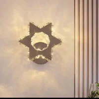 لوستر الماس.کهکشانی دیوار کوب مدل ستاره. AC light