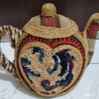 قوری تزئینی دکوری گلیمی فرش دستبافت ( نو )|کلکسیون اشیاء عتیقه|اندیشه, اندیشه فاز ۱|دیوار