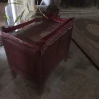 صندوق چوبی بسیار قدیمی|کلکسیون اشیاء عتیقه|رودسر, |دیوار