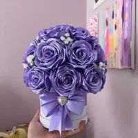 گل روبانی|گل مصنوعی|ارومیه, |دیوار