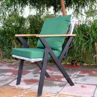 صندلی باغی رستوران روستیک چوبی / آتشدان دورچوب|میز و صندلی غذاخوری|تهران, چیتگر جنوبی|دیوار