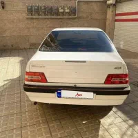 پژو ۴۰۵ سفید slx|خودرو سواری و وانت|مشهد, تربیت (صدف)|دیوار