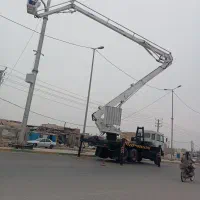 اجاره جرثقیل و بالابر نفر بر نیسانی و خاوری