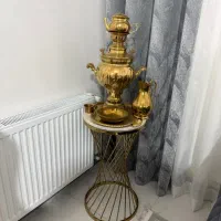 سماور ذغالی برنزی