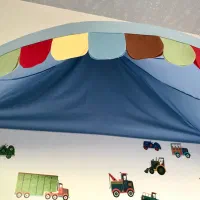 ست پتو و ضربه گیر تخت - لباس برند - جالباسی کودک